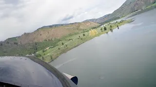 Kodiak 100 on final to Pine airstrip (1U9) in Idaho