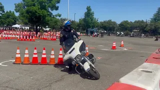 Police motorcycle competition Harley’s & BMW’s