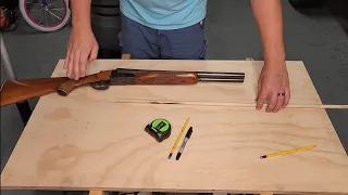 Cutting an old shotgun the right way