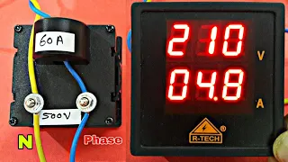 AC# 500V 60A Voltmeter & Ammeter✔