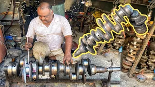 How To Repair A Broken Two-Piece Crankshaft" Crankshaft Repair ln Amazing Technique”