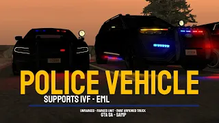 GTA SA Police Modpack IVF + EML  | Unmarked/SAPD/LSPD/LAPD/SWAT [SAMP]