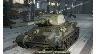 WoT, T-34-85, 3 kill, Pascucci medál