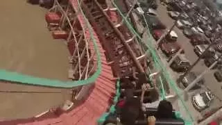 Giant Dipper roller coaster at Belmont Park, San Diego