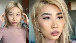 Макияж 2020 Лисий Взгляд Азиатские Глаза Asian Makeup Tutorial Fox Eye