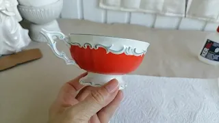 Реставрация старинной фарфоровой чашки
