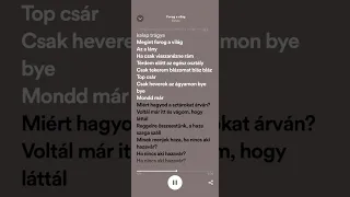 Ekhoe - Forog a világ [sped up+lyrics]