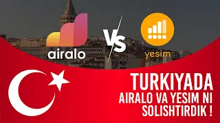 eSim in Turkey: Airalo and Yesim | Compare | Purchase