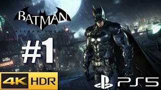 BATMAN ARKHAM KNIGHT Gameplay Walkthrough Part 1 - [Video Game PS5 4K HDR]