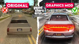 😍 GTA San Andreas High Graphics Mod For Low End PC | How To INSTALL Graphics Mod in GTA San Andreas