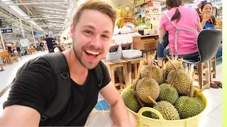 THAILAND Prized DURIAN + High End MARKET TOUR + Boat Noodles | Bangkok, Thailand