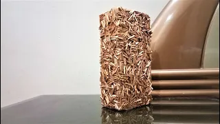 How to make Vase from matchsticks |  Easy Vase |  Recycling Idea | Best out of waste