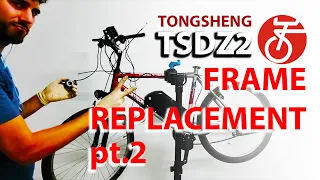 Tongsheng Frame Replacement part 2: Installing TSDZ2 Mid-drive Motor Kit to a mountainbike