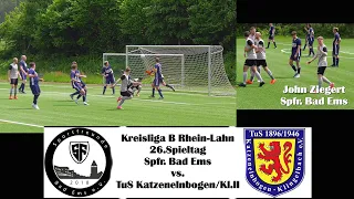 Kreisliga: Mit Traumtoren aus der B-Klasse verabschiedet! SF Bad Ems vs. TuS Katzenelnbogen/Kl. II