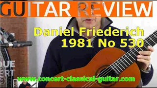 Review Daniel Friederich 1981 No 530 www.concert-classical-guitar.com