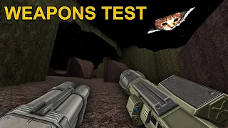 Quake III Arena mod test: Weapons Test || Outdoor Onslaught