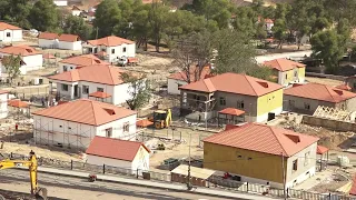Laçın rayonu Zabux kəndi | Zabukh willage of Lachin region. Newly built houses.  August 2023