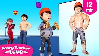 Toxic Emoji From Fat Boy Body - Scary Teacher 3D Animation