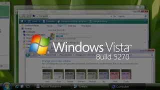 Windows Vista Beta 2 Build 5270 with Aero Glass