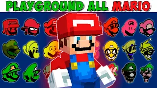 FNF Character Test | Gameplay VS My Playground | ALL Mario Test