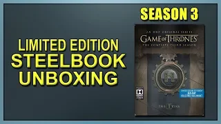 Game of Thrones: Season 3 Limited Edition Blu-ray SteelBook Unboxing