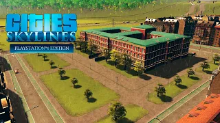 Cities Skylines (PS4) - Первый университет! #10