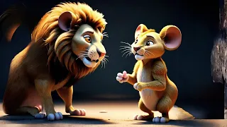 Lion and Mouse Friendship Story for Kids || English Story