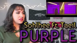 SOHLHEE(솔희) - '보라색 (Purple) (Feat. Taeil(태일) of NCT)' MV Reaction