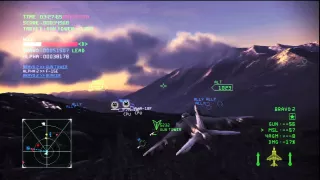 Ace Combat: Infinity - AV-8B - Alps Air Corridor 1/28/2015 - 2