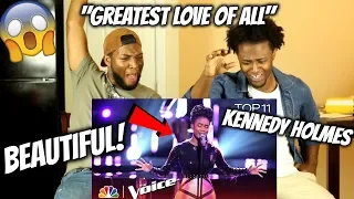 13- Year Old Kennedy Holmes Performs "Greatest Love of All" - The Voice 2018