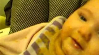 4 month old baby laughing hysterically
