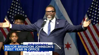 What do Chicagoans think about Mayor Johnson's first year in office?