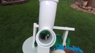 DIY Home made Practice Ball Pitching Machine!