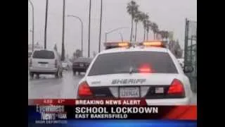 Possibly armed man forces road closures, school lockdown