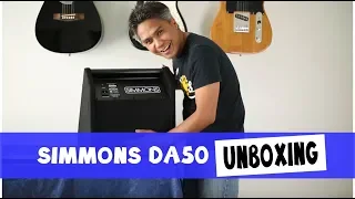 Simmons DA50 Electronic Drum Amplifier Unboxing and Specifications Overview