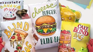 FOOD 🍕🍔🍩🍰 Paper Blind Bag Compilation