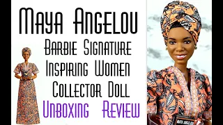 👑 Edmond's Collectible World 🌎: Barbie Signature Inspiring Women Maya Angelou Collector Doll Review