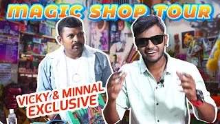 MAGIC SHOP TOUR | Minnal Raja & Vicky Krish Exclusive