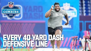 Every Defensive Lineman's 40 Yard Dash!