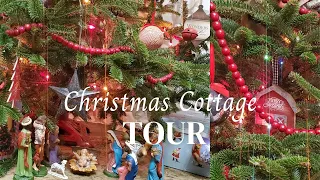 Christmas Cottage | Home Tour | Slow Living #cottagecore #hometour #slowliving
