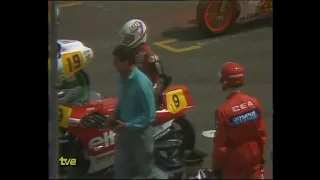 1985 Italian 500cc Motorcycle Grand Prix (Spanish commentary)