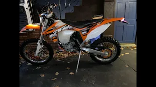 2013 KTM 350 EXC SUPERMOTO BUILD PART 1