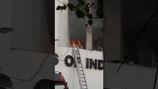 Fire Breaks Out At The Times Of India Building In New Delhi