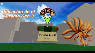 Ubicacion de el Kurama gen 3 (Shindo Life)