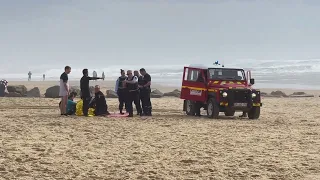 Lacanau : deux jeunes surfeurs pris dans une baïne et sauvés par un moniteur de surf de la station