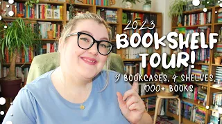 BOOKSHELF TOUR 📚 MY HOME LIBRARY | 1000 + BOOKS, SPECIAL EDITIONS, TRINKETS ✨ | Literary Diversions