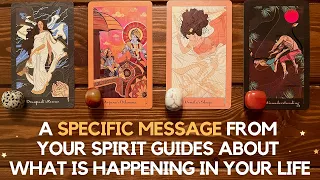 A specific message from your Spirit Guides about what is happening in your life ✨😇 🙌✨ | Pick a Card