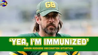 Aaron Rodgers Gets COVID and His Vaccination Status | The Dan LeBatard Show with Stugotz