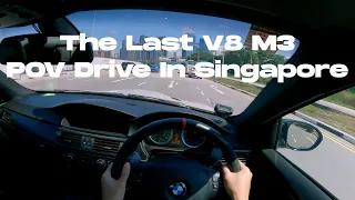 BMW M3 POV Drive In Singapore (That Exhaust Note!!)