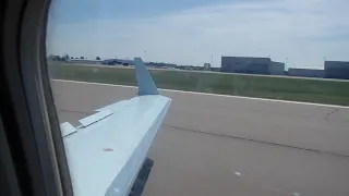 Air Canada CRJ Landing at Greater Moncton airport